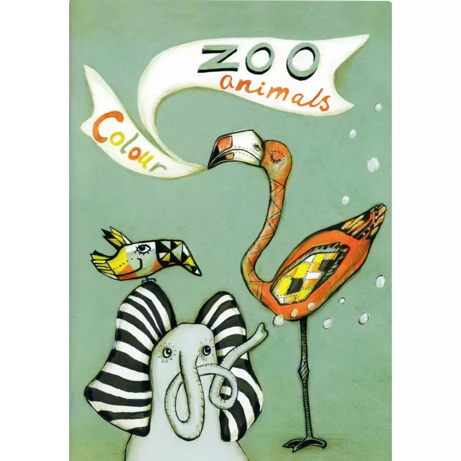 Sofie Børsting - Zoo colouring book af danske Sofie Børsting