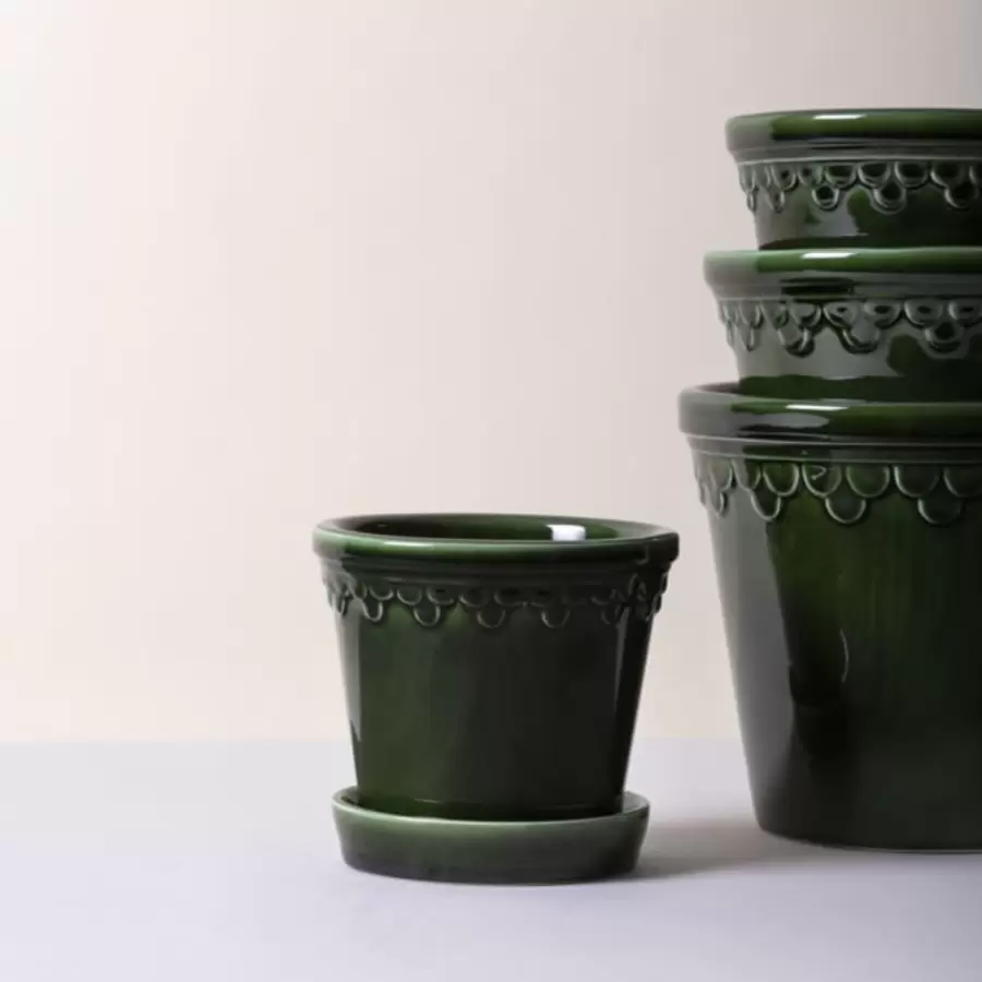 Bergs Potter - Ø:14 Københavnerpotten, Emerald Green