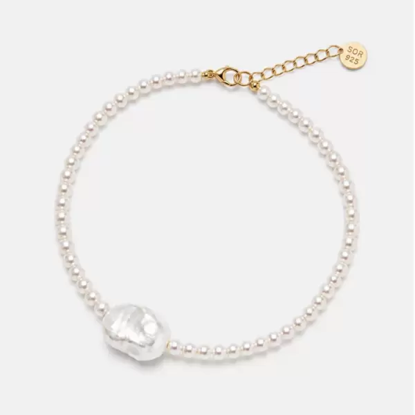 Sorelle - Snow bracelet, forgyldt Sorelle - Snow bracelet, forgyldt
