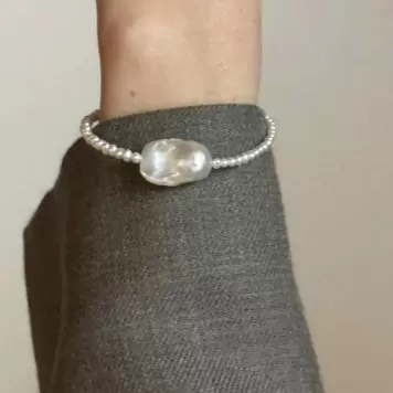 Sorelle - Armbånd Snow, Forgyldt sterlingsølv