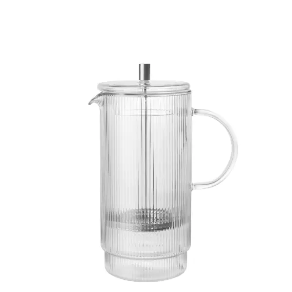 Ferm Living - Ripple Thermo stempelkande / French Press - Klar Ferm Living - Ripple Thermo stempelkande / French Press - Klar