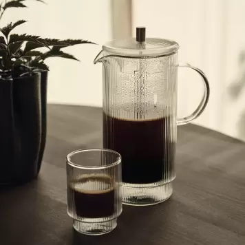 Ferm Living - Ripple Termo Stempelkande/French Press, Klar