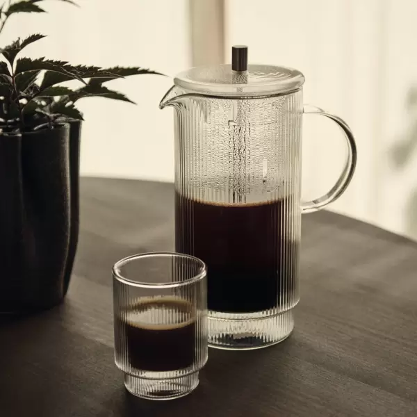 Ferm Living - Ripple Thermo stempelkande / French Press  - Klar