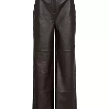Atelier TAKTIL - Lily Leather Pant, Espresso Atelier TAKTIL - Lily Leather Pant, Espresso