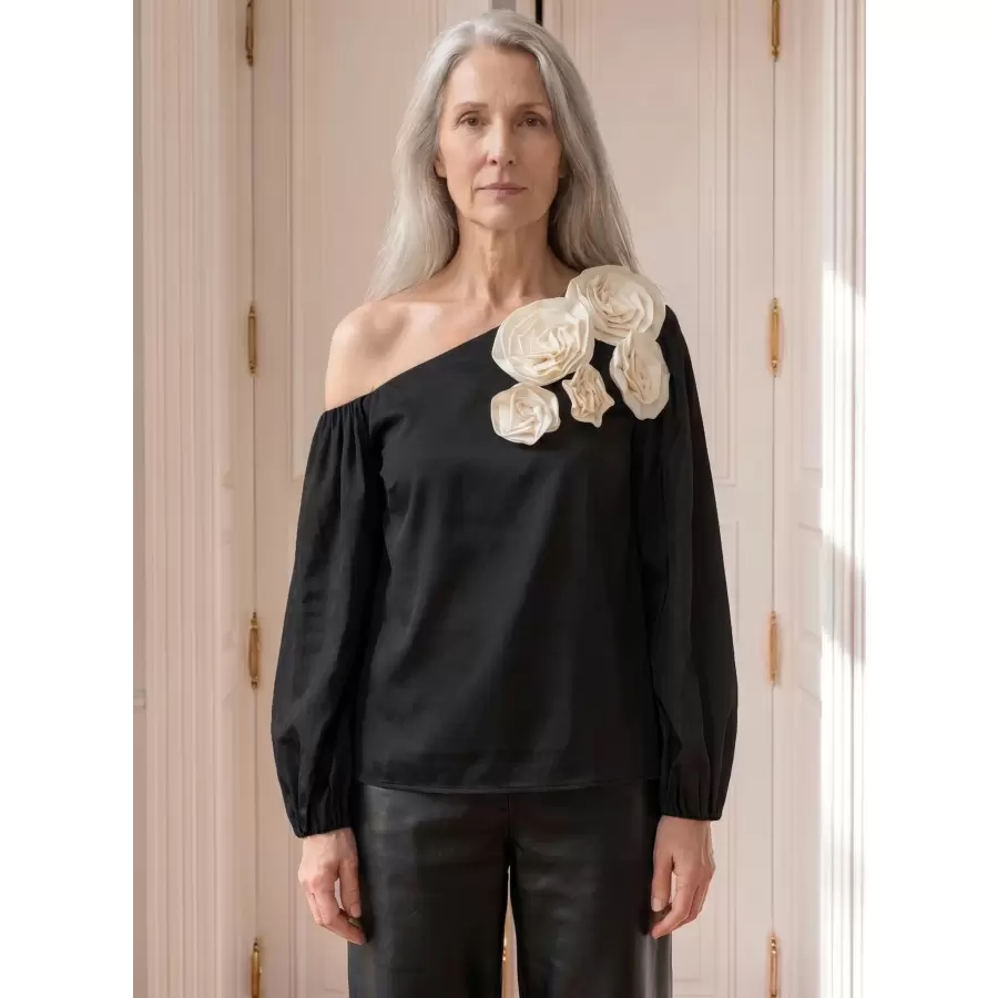 Atelier TAKTIL - Skye Offshoulder Blouse
