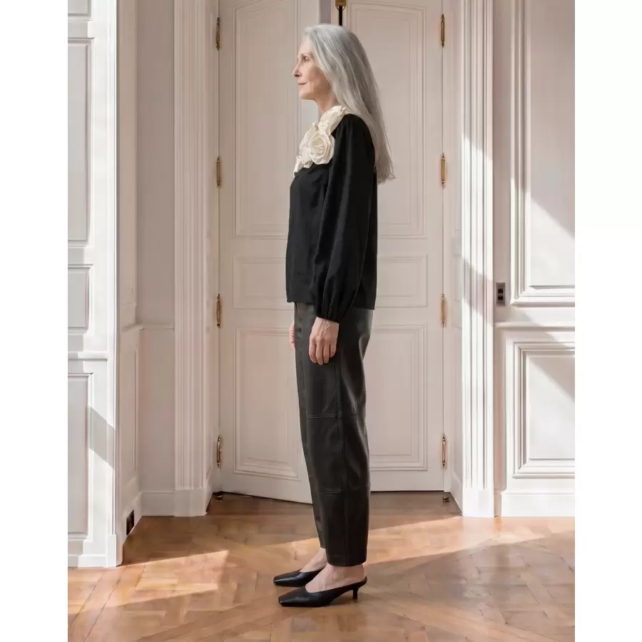 Atelier TAKTIL - Skye Offshoulder Blouse