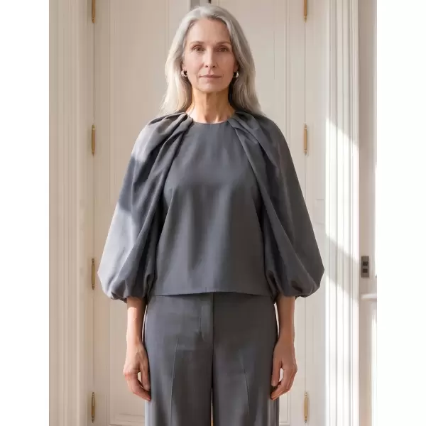 Atelier TAKTIL - Sinclair Loose Pant, Steel Green