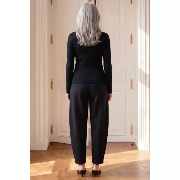 Atelier TAKTIL - Avalon Scuba Pant, Black Atelier TAKTIL - Avalon Scuba Pant, Black