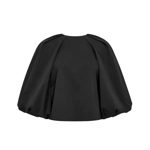 Atelier TAKTIL - Tania Balloon Top, Sort Atelier TAKTIL - Tania Balloon Top, Sort