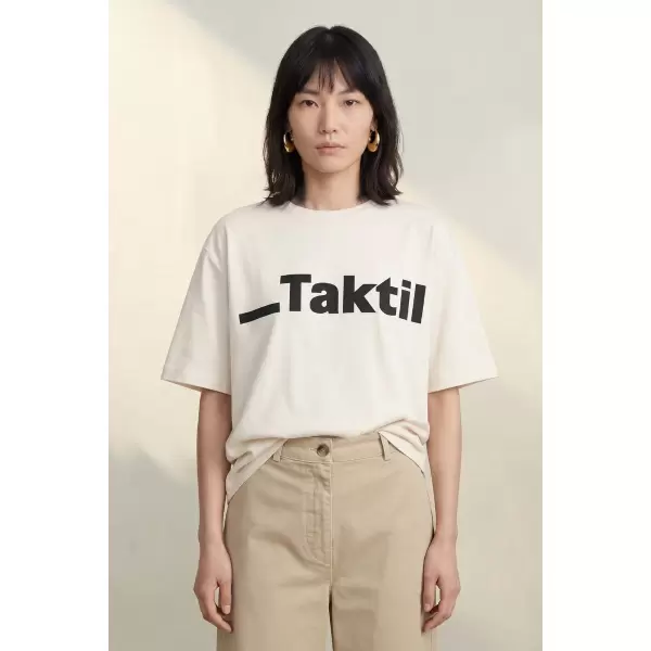 Atelier TAKTIL - Paris Logo Tee, Pearl White