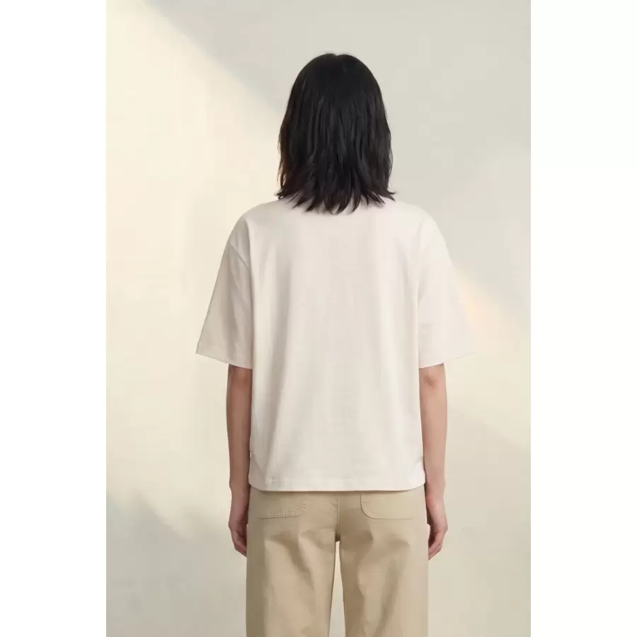 Atelier TAKTIL - Paris Logo Tee, Pearl White