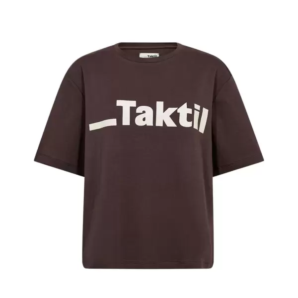 Atelier TAKTIL - Paris Logo Tee, Espresso Brown Atelier TAKTIL - Paris Logo Tee, Espresso Brown