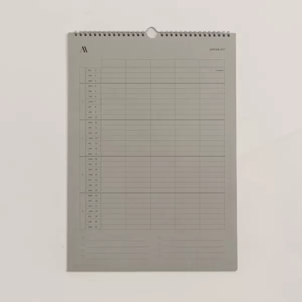 Atelier Aarhus - Vægkalender 2027 Atelier Aarhus - Vægkalender 2027