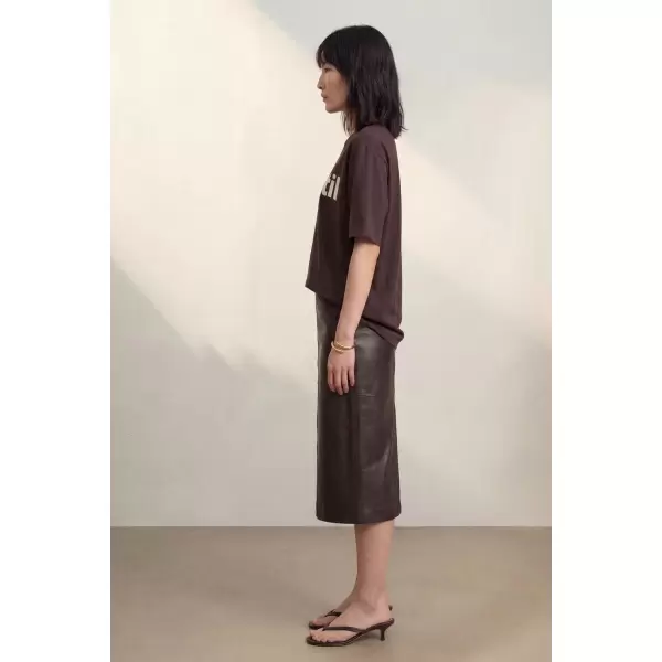 Atelier TAKTIL - Paris Logo Tee, Espresso Brown