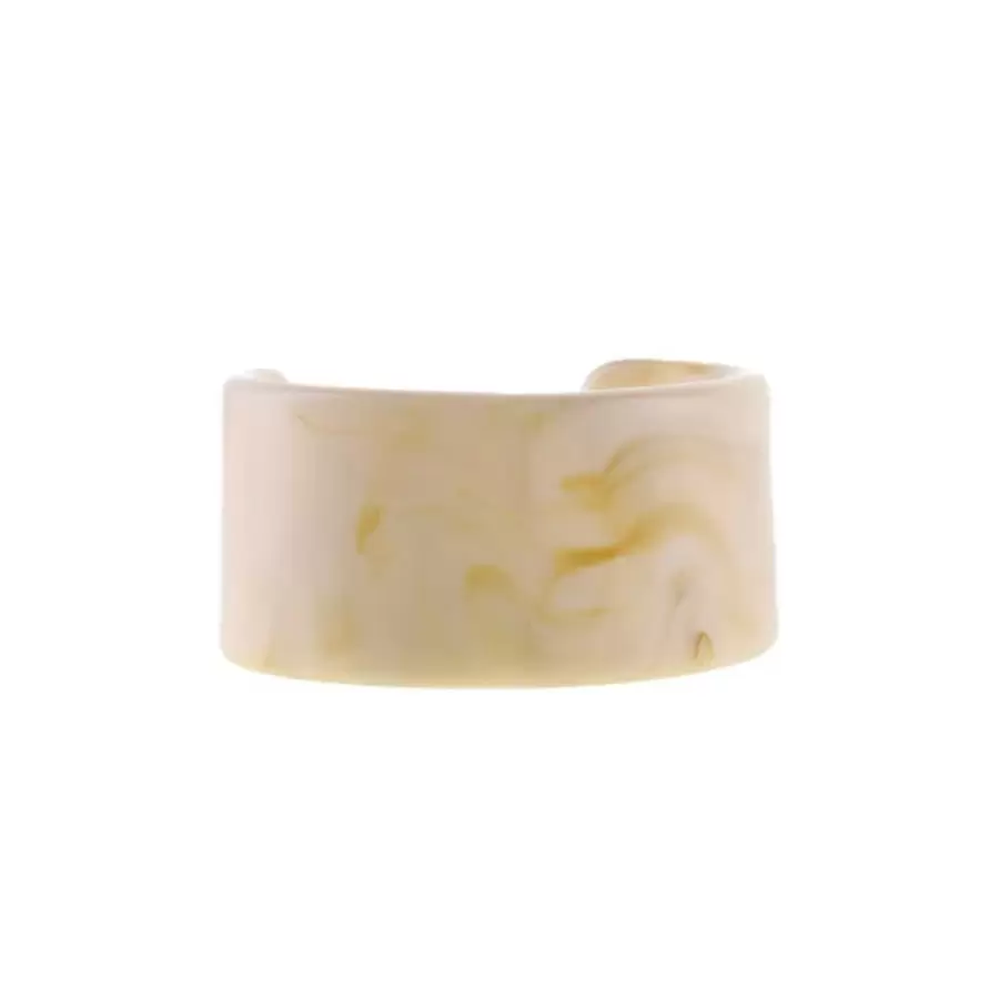 By Stær - Nola Armbånd, Marmoreret Beige