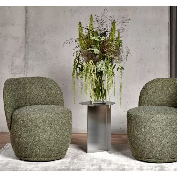 Blomus - Sidebord Oru, Rustfrit Stål Ø:35