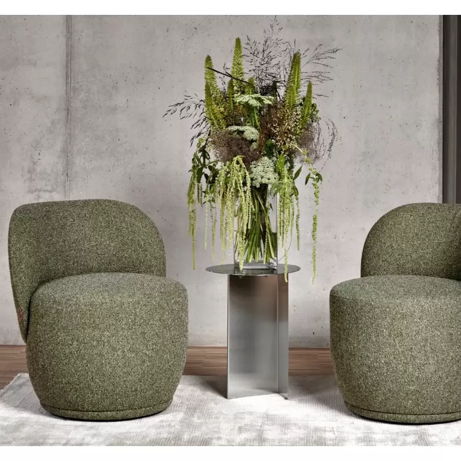Blomus - Sidebord Oru, Rustfrit Stål Ø:35