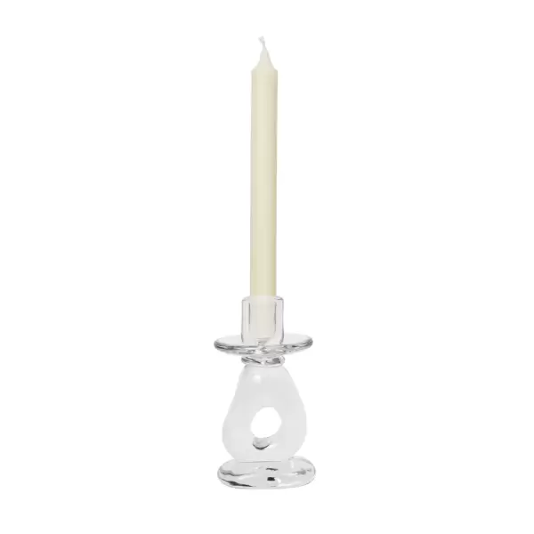 Ferm Living - Lysestage Damo Ø:9*16, Klar Ferm Living - Lysestage Damo Ø:9*16, Klar