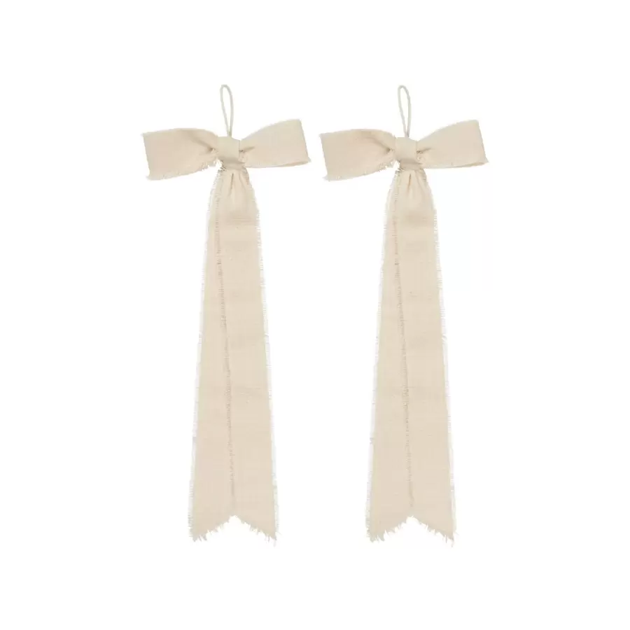 Ferm Living - 2 sløjfer Bow Natur Small 40*15