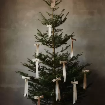 Ferm Living - 2 sløjfer Bow Natur, Small 40*15
