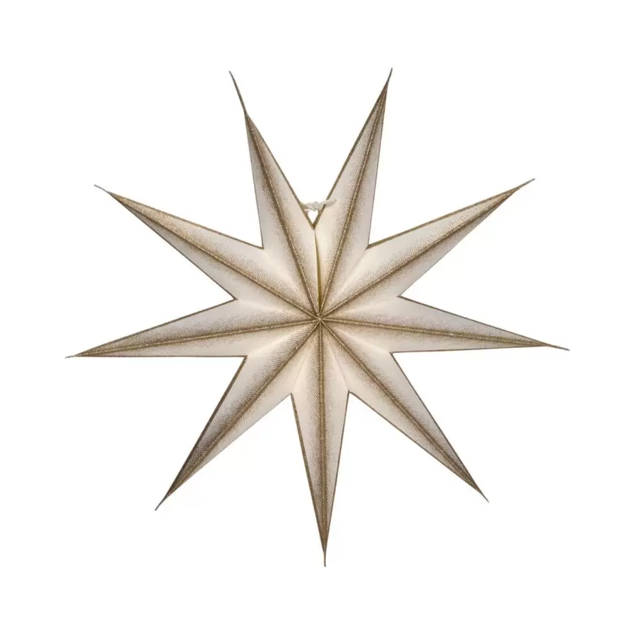 House Doctor - Stjerne 9-benet, Offwhite/Champagne Ø:45