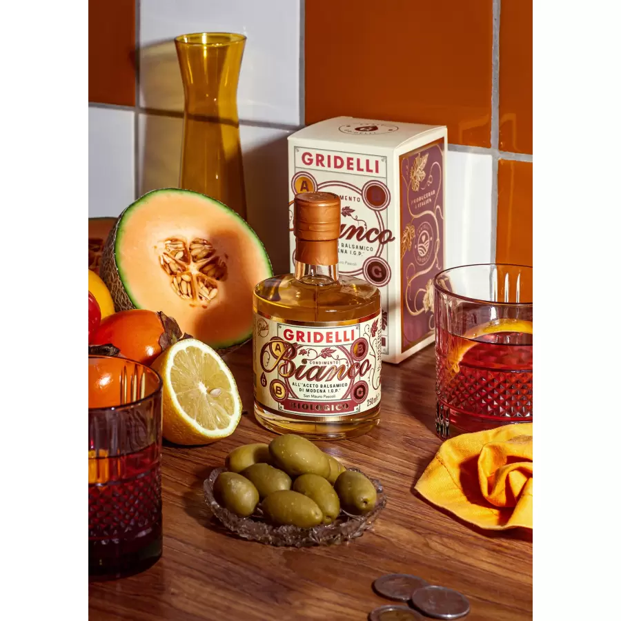 Gridelli - Aceto Balsamico Bianco Øko., 250 ml.