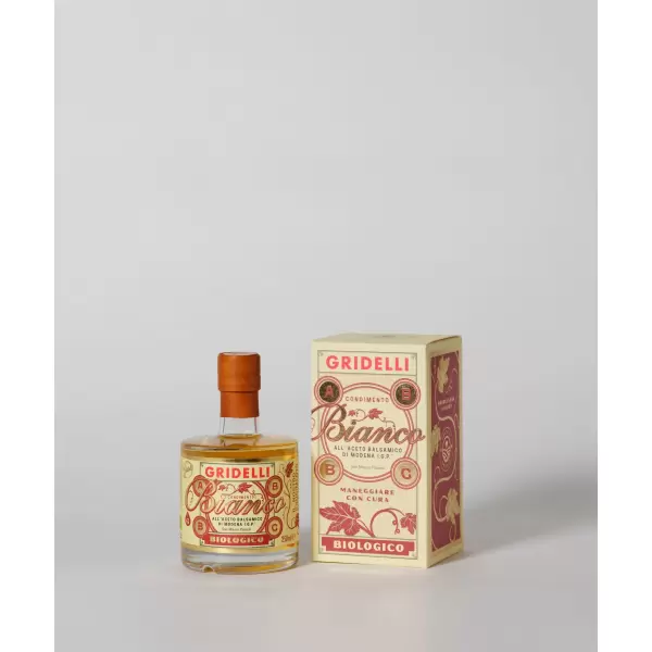 Gridelli - Aceto Balsamico Bianco Øko., 250 ml. Gridelli - Aceto Balsamico Bianco Øko., 250 ml.