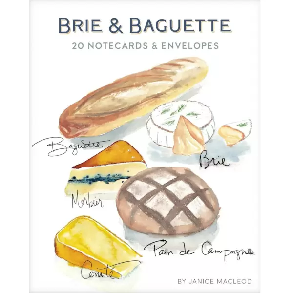 New Mags - Brie & Baguette Notes, 20 kort & kuverter