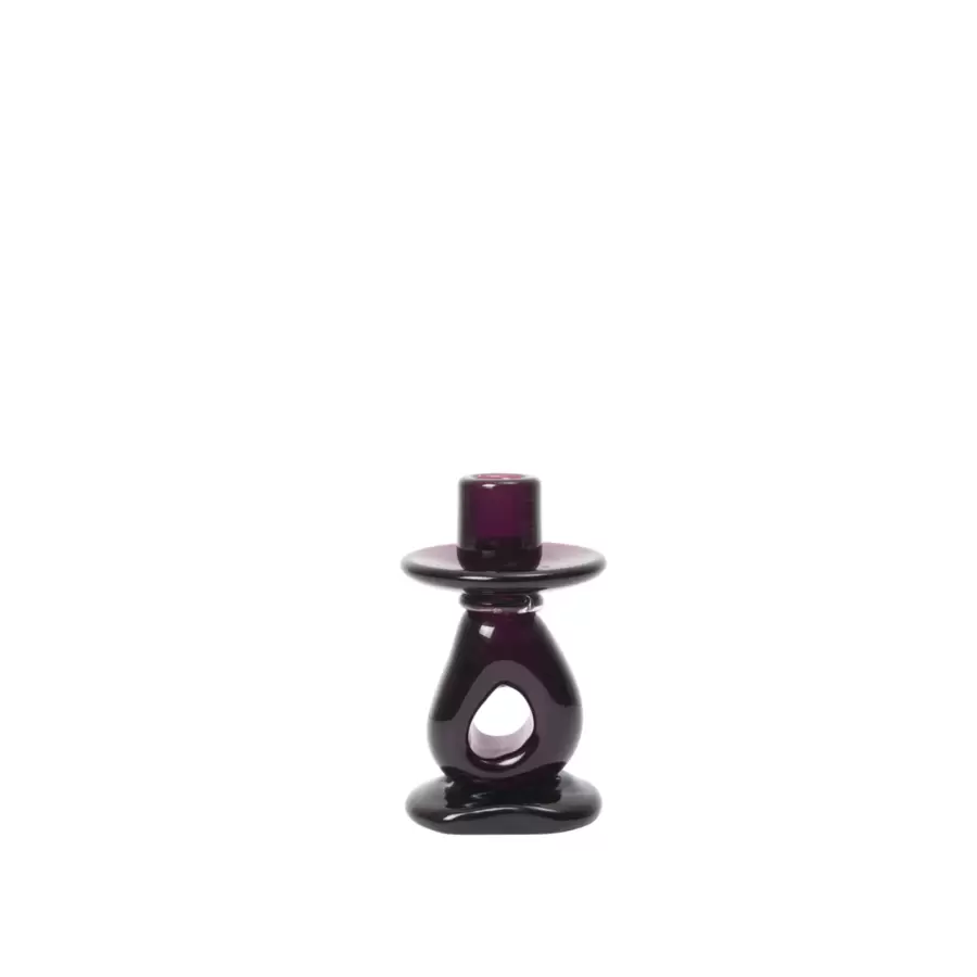 Ferm Living - Lysestage Damo Ø:9*16, Dark Grape 