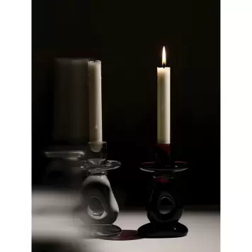 Ferm Living - Lysestage Damo Ø:9*16, Dark Grape 