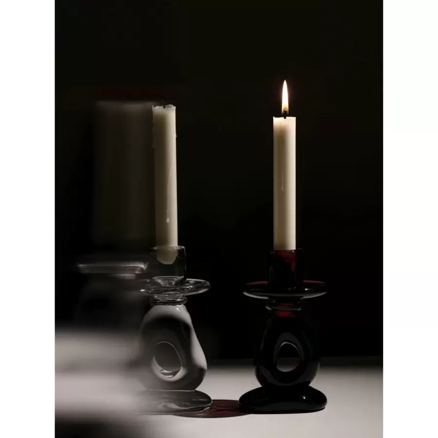 Ferm Living - Lysestage Damo Ø:9*16, Dark Grape 