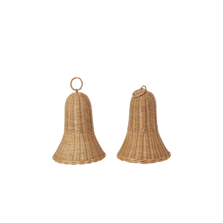 Ferm Living - Flettet klokke - Sæt m. 2 -  Natural