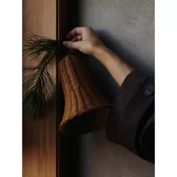 Ferm Living - Flettet klokke - Sæt m. 2 -  Natural