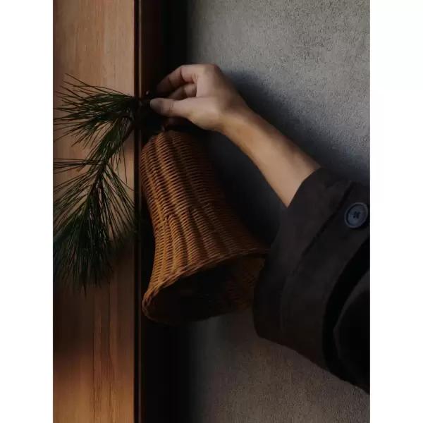 Ferm Living - Flettet klokke - Sæt m. 2 -  Natural