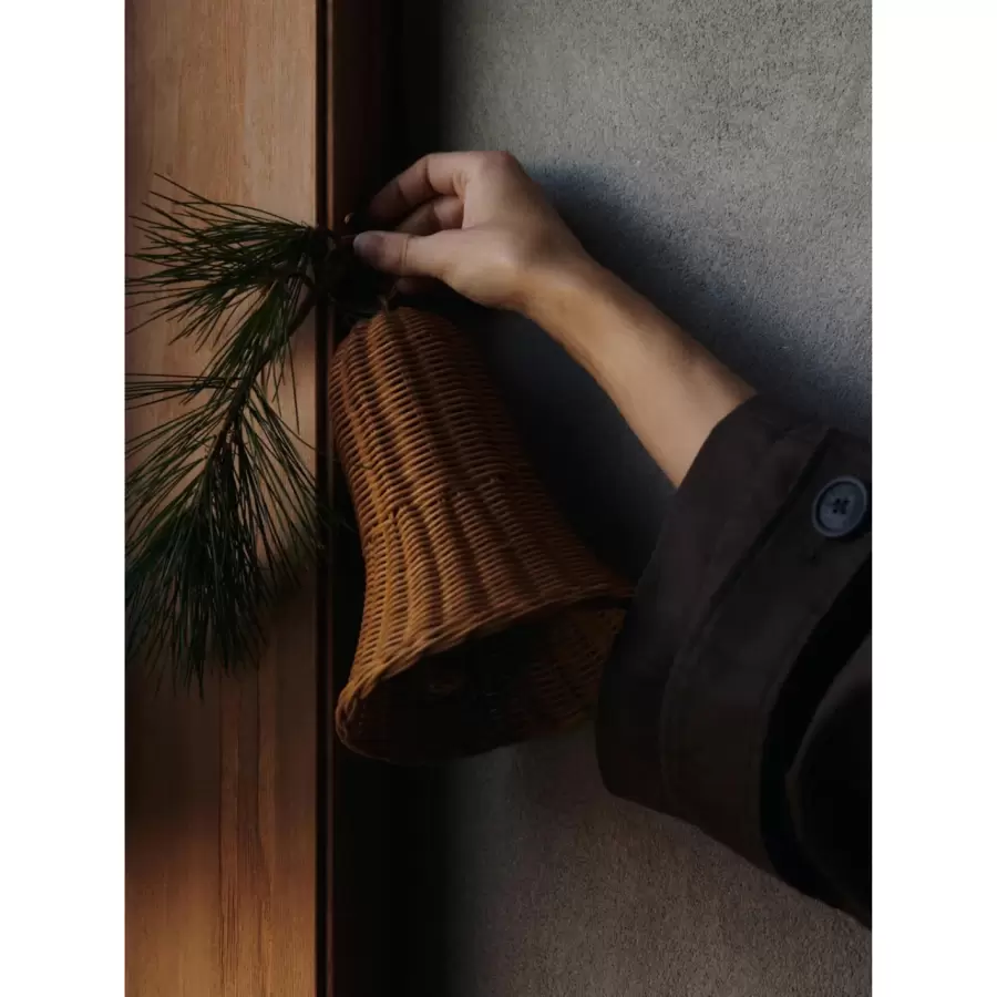 Ferm Living - Flettet klokke - Sæt m. 2 -  Natural