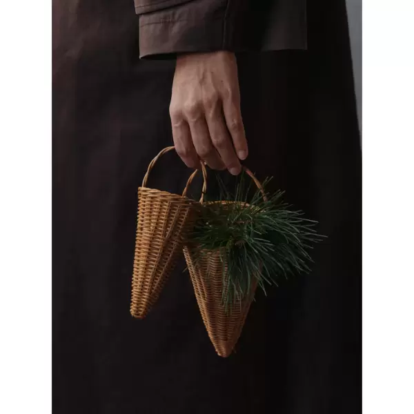 Ferm Living - Flettet kegle - set m. 2 - Natural