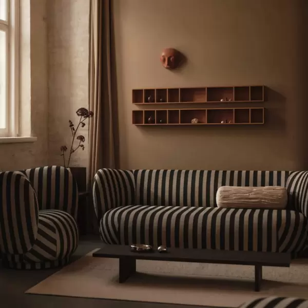 Ferm Living - Falda Smocksyet Pude, Undyed 20*60 Ferm Living - Falda Smocksyet Pude, Undyed 20*60