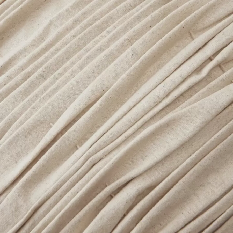 Ferm Living - Falda Smocksyet Pude, Undyed 20*60