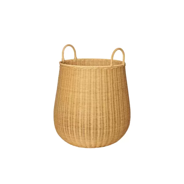 Ferm Living - Braided vasketøjskurv, Natur, Medium Ferm Living - Braided vasketøjskurv, Natur, Medium