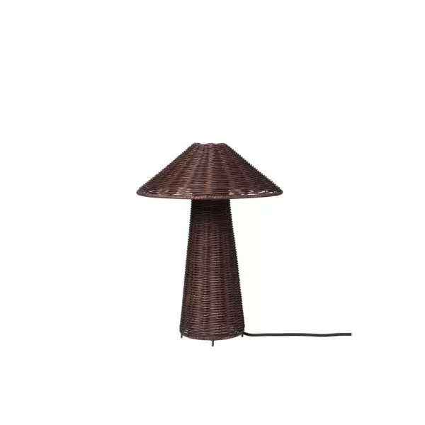 Ferm Living - Bordlampe Dou, Mørkebrun Ferm Living - Bordlampe Dou, Mørkebrun