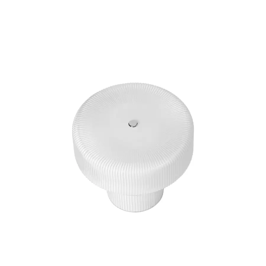Ferm Living - Ripple Bærbar Lampe Large, Hvid