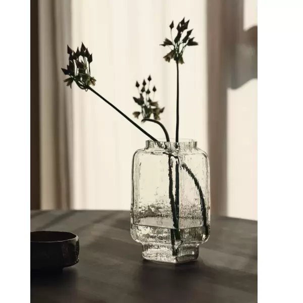 Ferm Living - Vase Mokuri Klar, Stor H:25 Ferm Living - Vase Mokuri Klar, Stor H:25