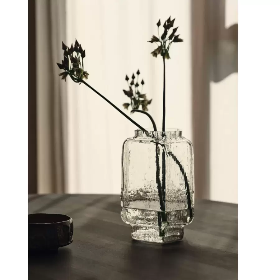 Ferm Living - Vase Mokuri Large, Klar H:25