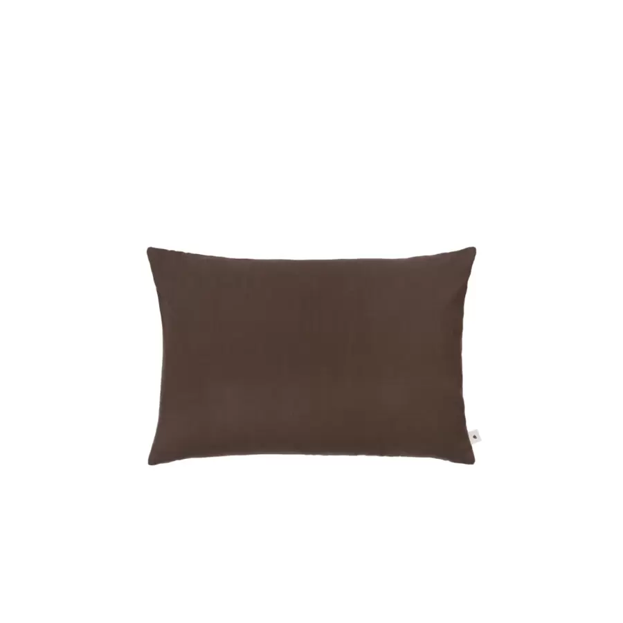 Ferm Living - Pudebetræk Sen, Dark Chocolate 40*60 (uden inderpude)