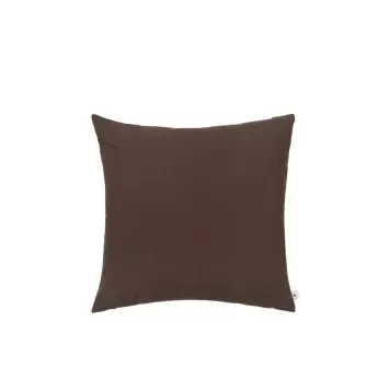 Ferm Living - Pudebetræk Sen, Dark Chocolate 50*50 (uden inderpude)
