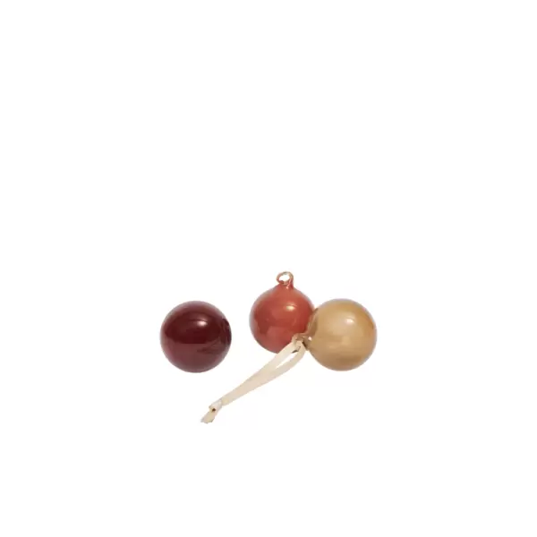 Ferm Living - 3 Julekugler, Roseate Opaque Small Ø:4 Ferm Living - 3 Julekugler, Roseate Opaque Small Ø:4