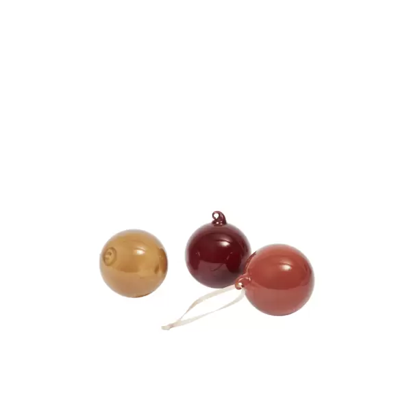 Ferm Living - 3 Julekugler, Roseate Opaque Medium Ø:8 Ferm Living - 3 Julekugler, Roseate Opaque Medium Ø:8