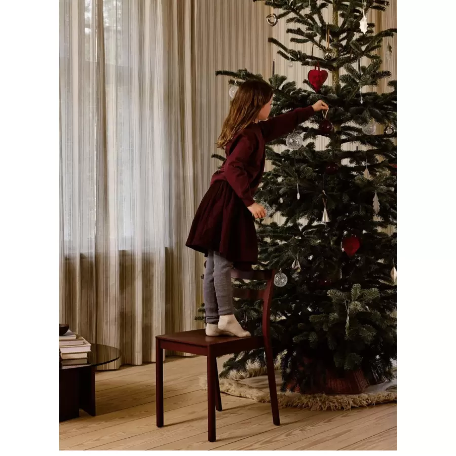 Ferm Living - 3 Glaskugler Flurry Large, Picante Red Ø:10