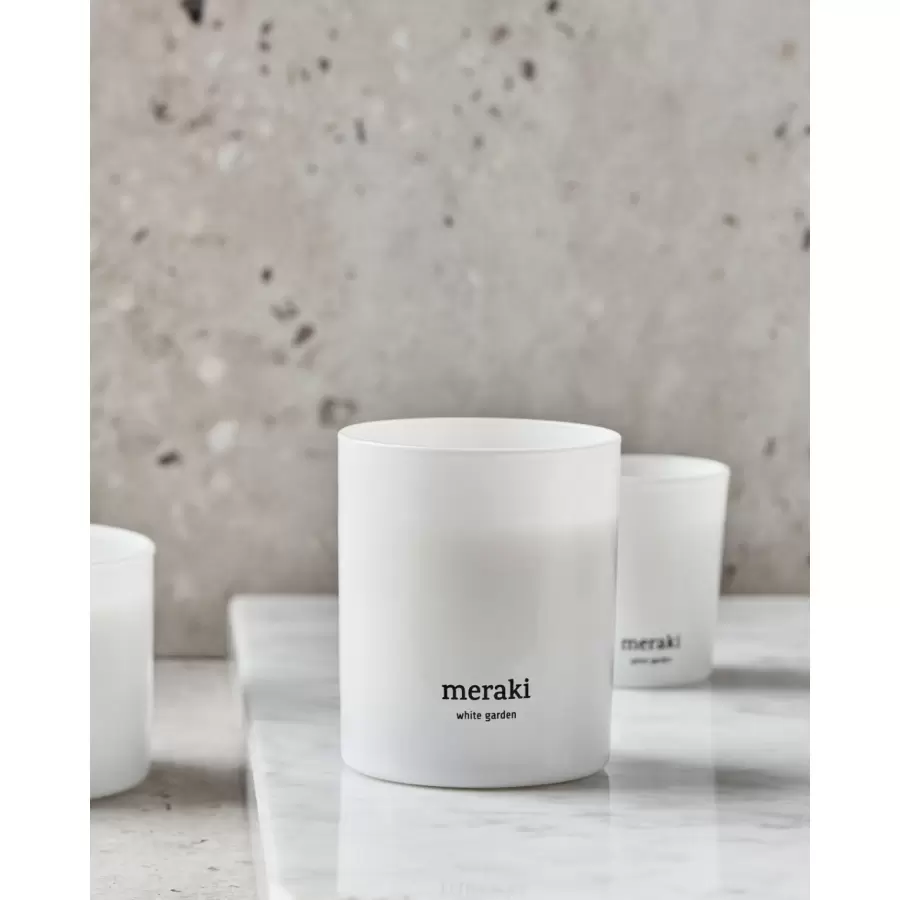 meraki - Duftlys White Garden