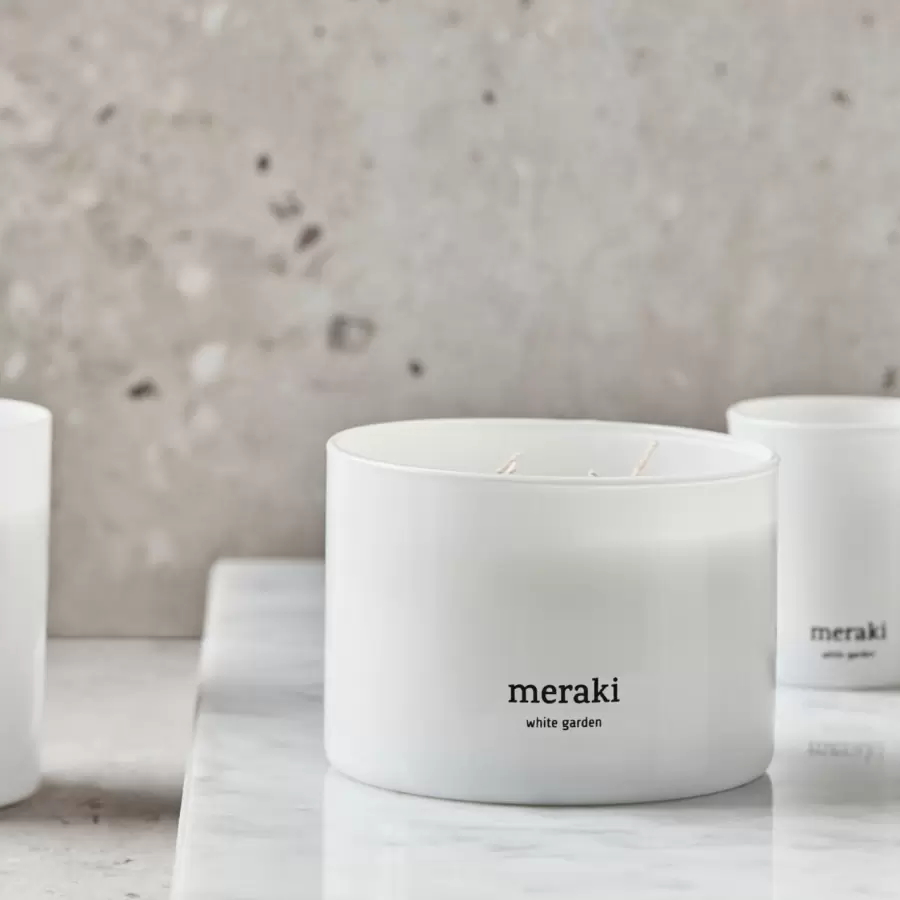 meraki - Duftlys, White Garden 340g